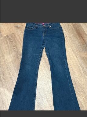 Women’s Dark Indigo Flare Jeans – Classic Wide Leg